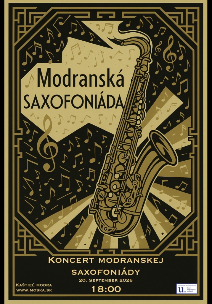 saxofoniáda plagát