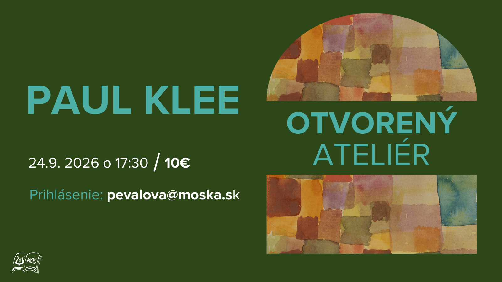 plagát otvorený ateliér